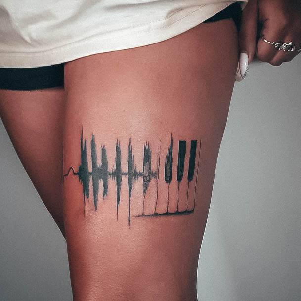 Tattoo Ideas Womens Piano Design