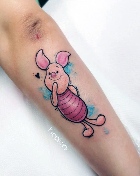 Tattoo Ideas Womens Piglet Design