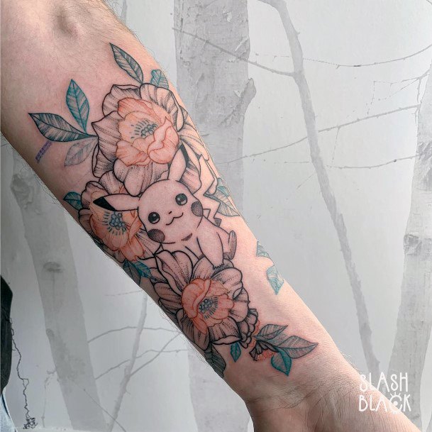 Tattoo Ideas Womens Pikachu Design