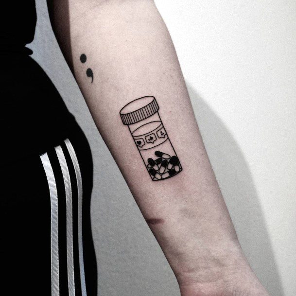 Tattoo Ideas Womens Pill Design