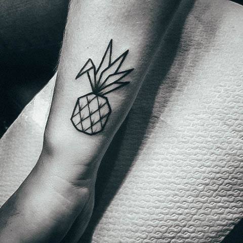 Tattoo Ideas Womens Pineapple Design