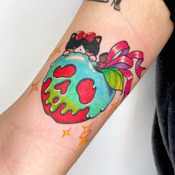 Tattoo Ideas Womens Poison Apple Design