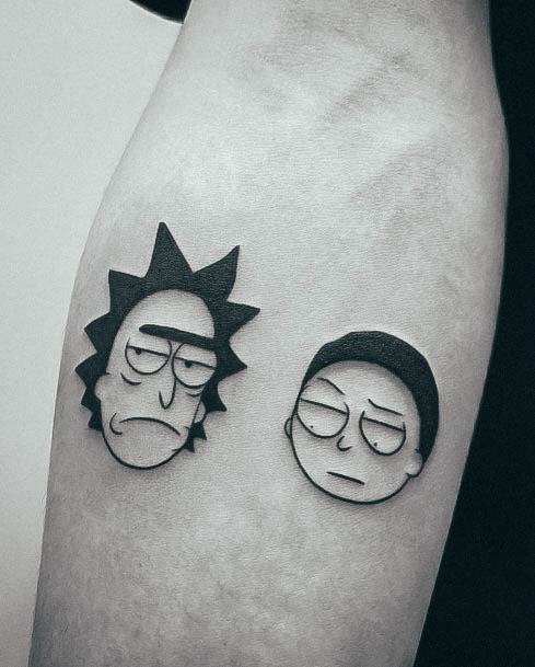 Tattoo Ideas Womens Rick And Morty Design