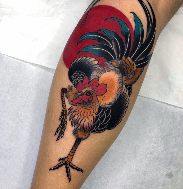 Tattoo Ideas Womens Rooster Design