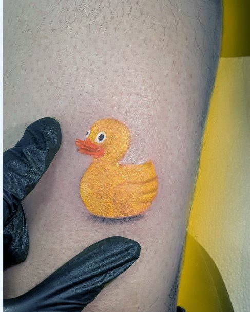 Tattoo Ideas Womens Rubber Duck Design