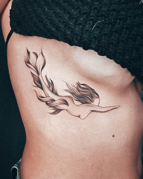 Tattoo Ideas Womens Side Boob Design