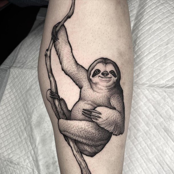 Tattoo Ideas Womens Sloth Design