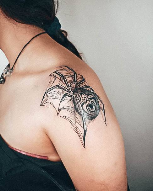 Tattoo Ideas Womens Spider Design