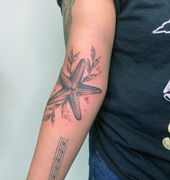 Tattoo Ideas Womens Starfish Design