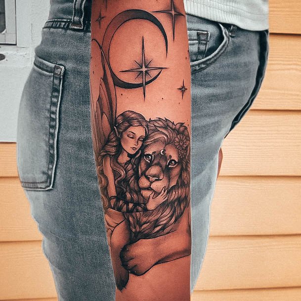 Tattoo Ideas Womens Strength Design