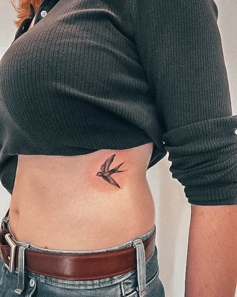 Tattoo Ideas Womens Swallow Design