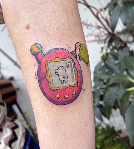 Tattoo Ideas Womens Tamagotchi Design