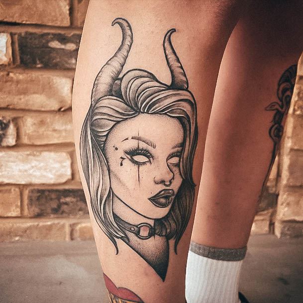 Tattoo Ideas Womens Taurus Design