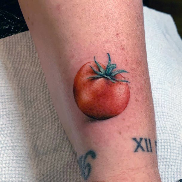 Tattoo Ideas Womens Tomato Design