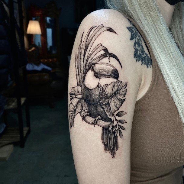 Tattoo Ideas Womens Toucan Design