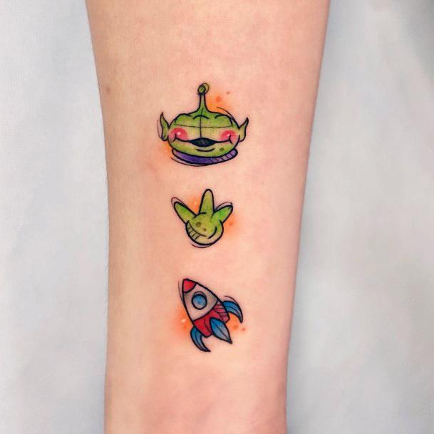 Tattoo Ideas Womens Toy Story Design