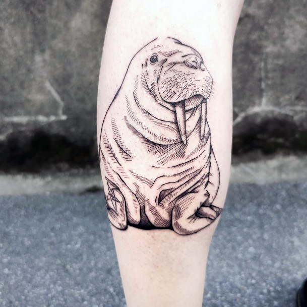 Tattoo Ideas Womens Walrus Design