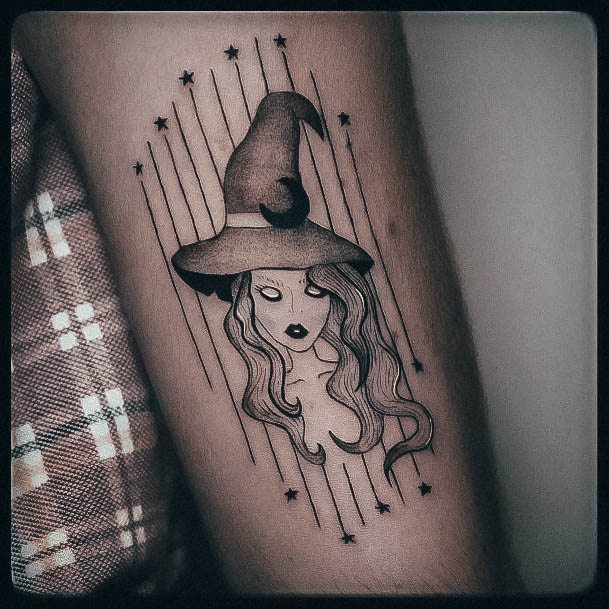 Tattoo Ideas Womens Witch Design