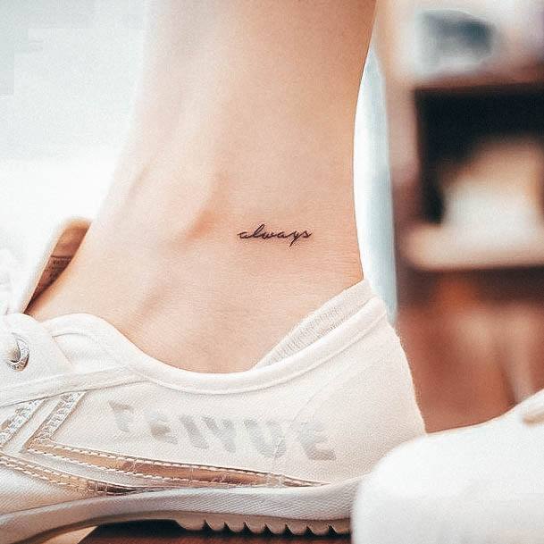 Tattoo Ideas Womens Word Design
