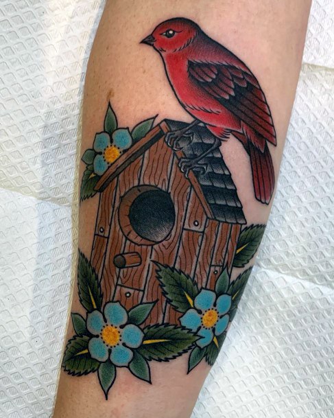 Tattoos Birdhouse Tattoo Designs For Women