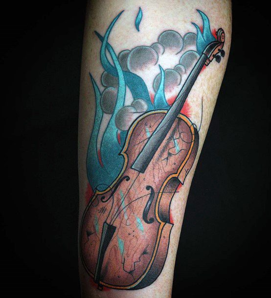 Tattoos Cello Tattoo Designs For Women