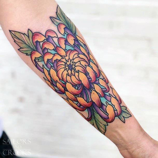 Tattoos Chrysanthemum Tattoo Designs For Women