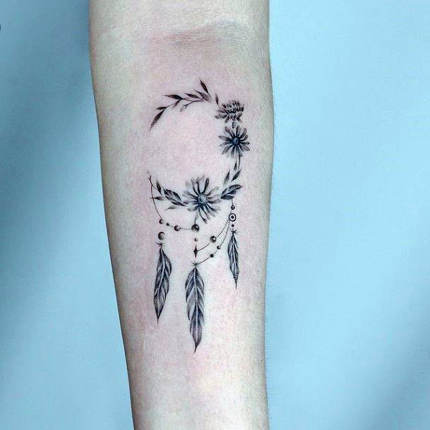 Tattoos Flower Moon Tattoo Designs For Women