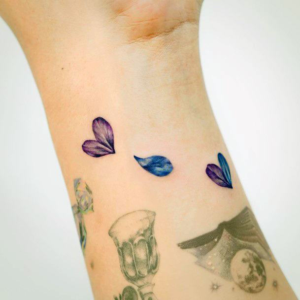 Tattoos Flower Petal Tattoo Designs For Women