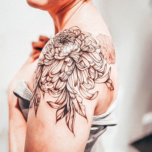 Tattoos Flower Shoulder Tattoo Designs For Women