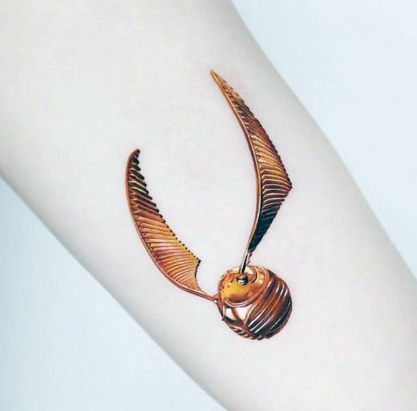 Tattoos Golden Snitch Tattoo Designs For Women