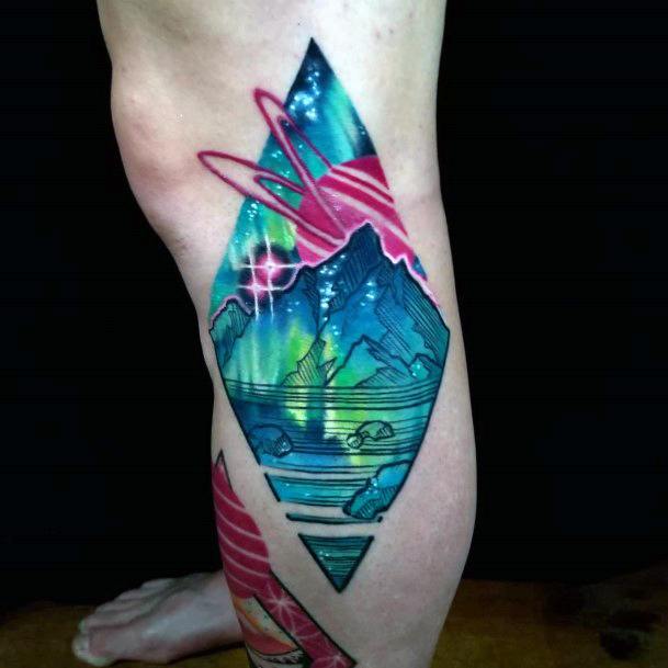 Tattoos Northern Lights Tattoo Designs For Women