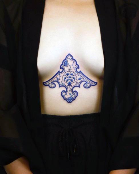 Tattoos Oriental Plate Porcelain Tattoo Designs For Women