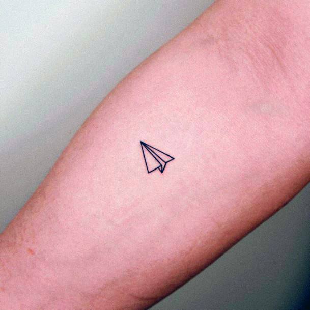 Tattoos Paper Airplane Tattoo Designs For Women