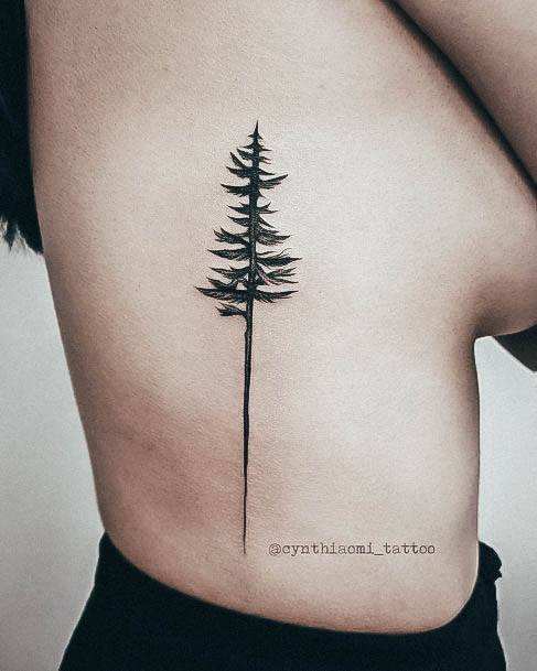 Top 100 Best Pine Tree Tattoos For Women Forest Design Ideas 5355