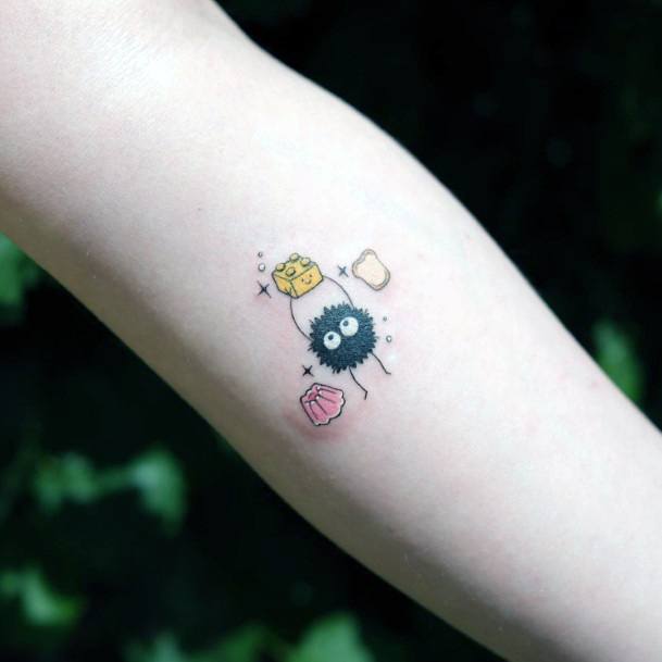 Top 100 Best Susuwatari Tattoos For Women Makkuro Kurosuke Designs