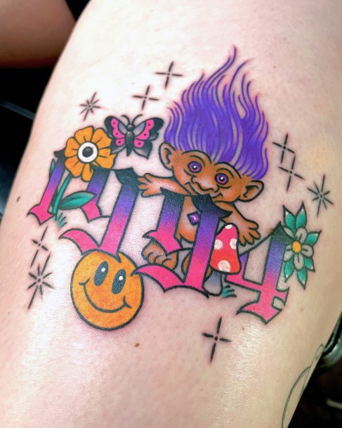 Tattoos Troll Doll Tattoo Designs For Women