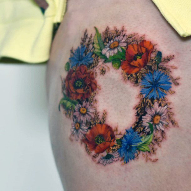 Tattoos Wreath Tattoo Designs For Women