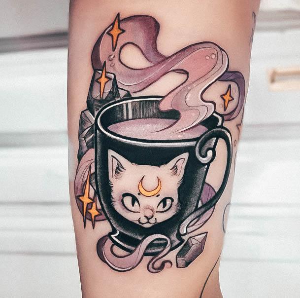 Tea Cup Tattoos Feminine Ideas