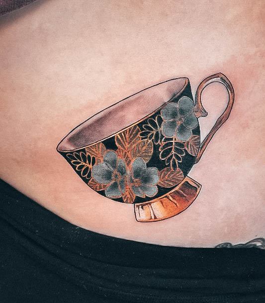 Tea Tattoo For Ladies