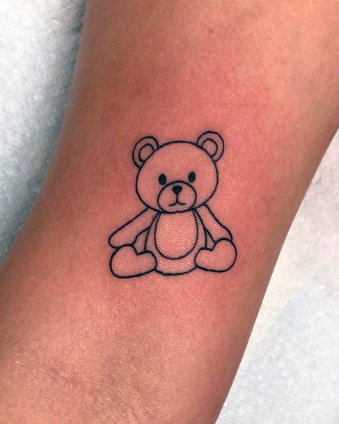 Teddy Bear Tattoos Feminine Ideas