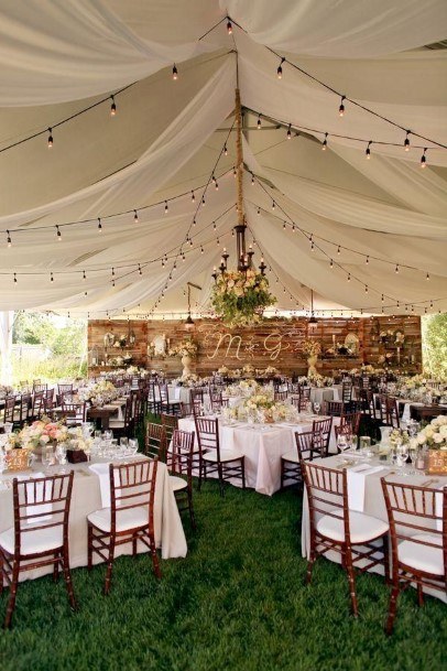 Tent Backyard Wedding Ideas