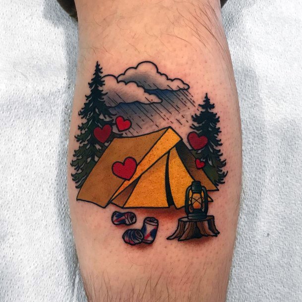 Tent Womens Feminine Tent Tattoos