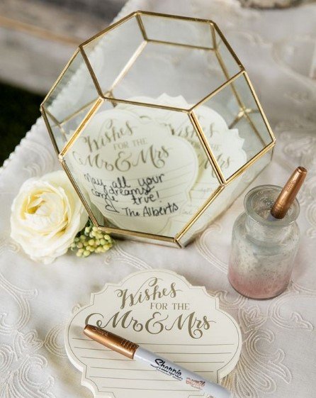 Terrarium Wedding Guest Book Ideas