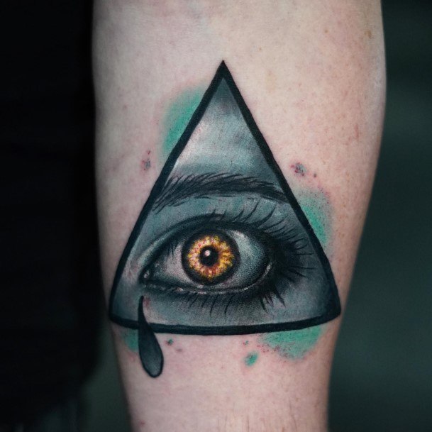 Terrific Design Ideas For Womens All Seeing Eye Tattoo