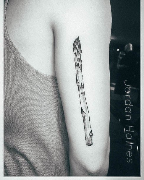 Terrific Design Ideas For Womens Asparagus Tattoo