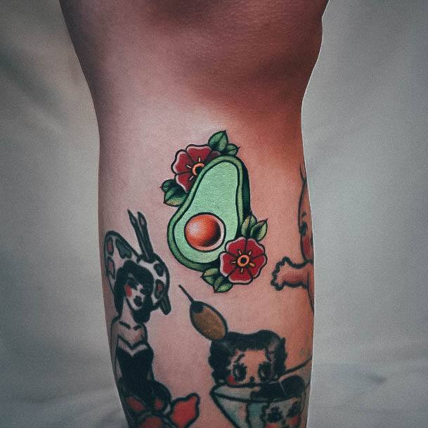 Terrific Design Ideas For Womens Avocado Tattoo