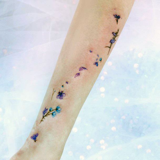 Terrific Design Ideas For Womens Babys Breath Tattoo