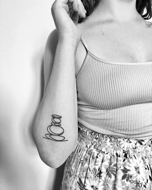 Terrific Design Ideas For Womens Balance Tattoo