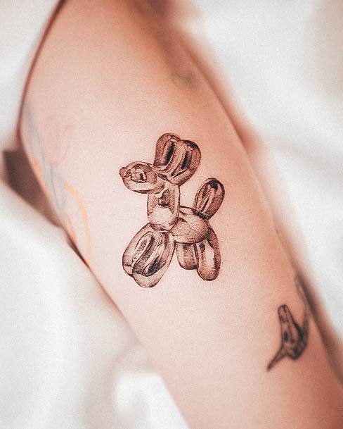 Terrific Design Ideas For Womens Ballon Animal Tattoo