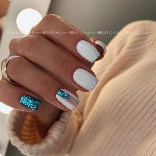 Terrific Design Ideas For Womens Blue Summer Nail